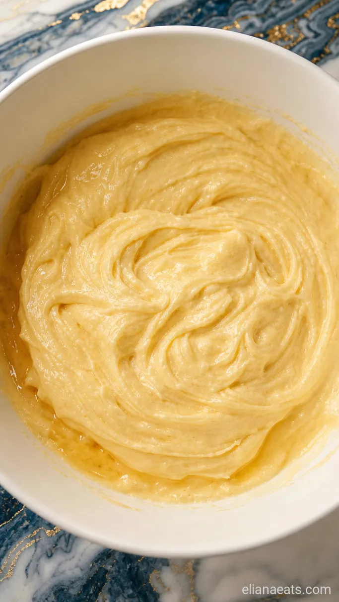 Step 2: Beat in the Eggs and Vanilla