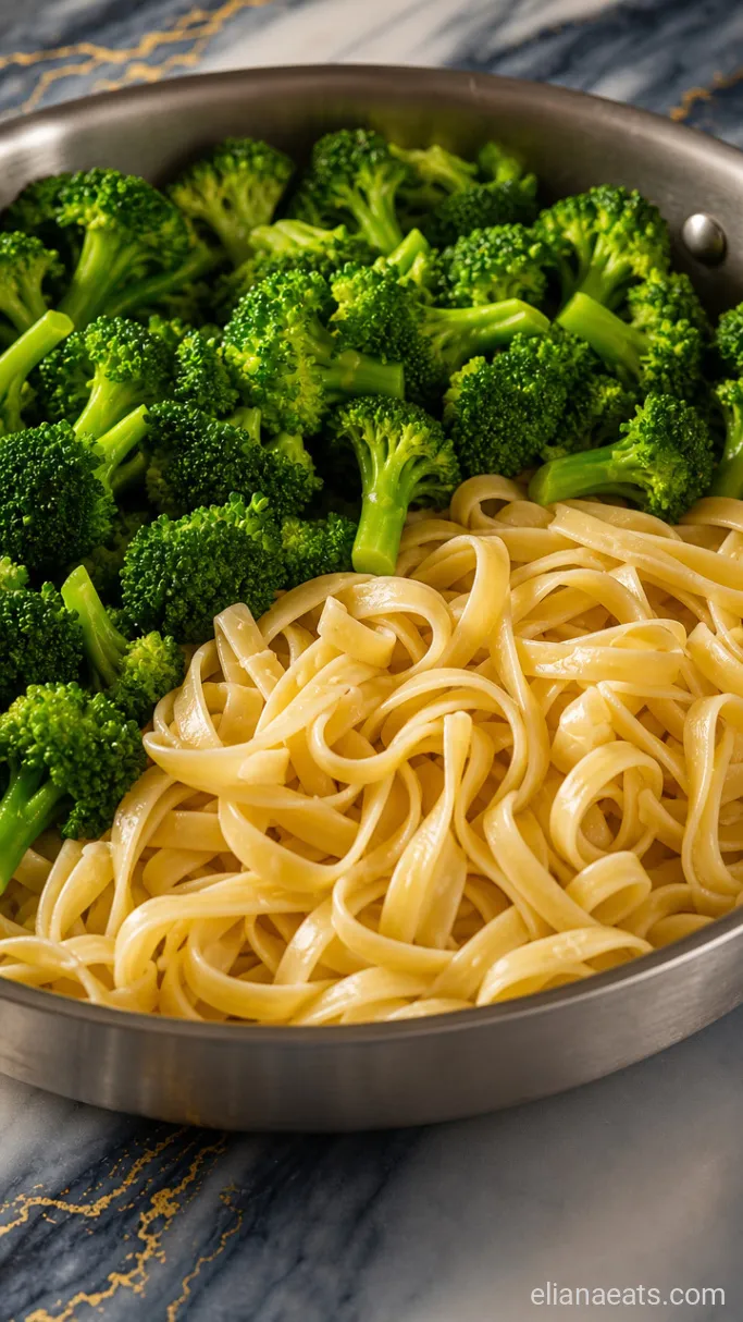 Step 2: Blanch the Broccoli and Cook the Pasta