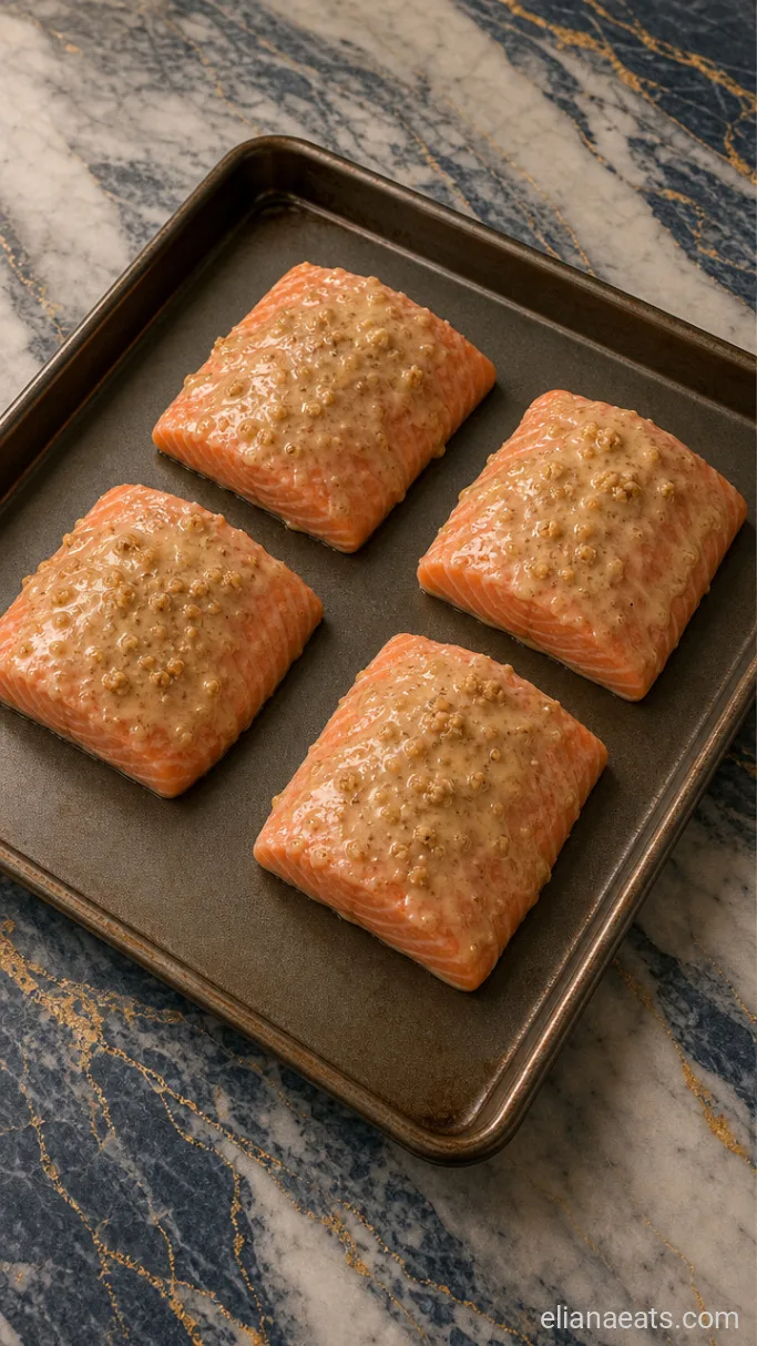 Step 2: Coat and Marinate the Salmon