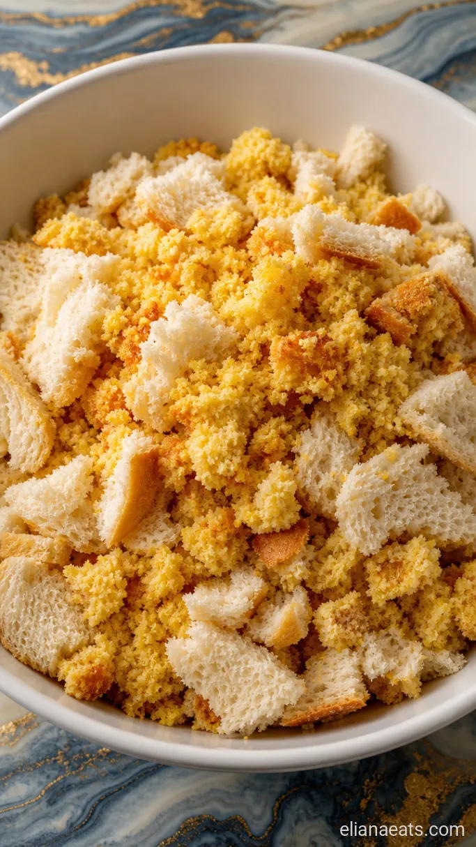 Step 2: Crumble the Bread Base