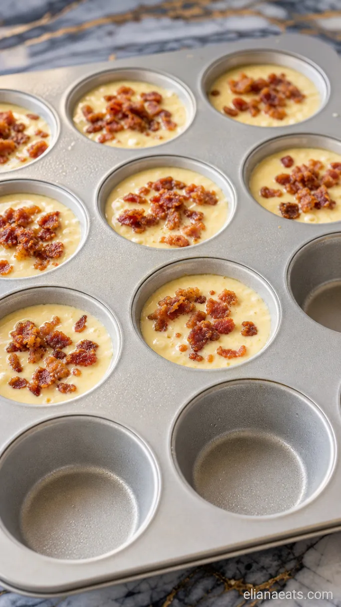 Step 2: Fill the Muffin Tin