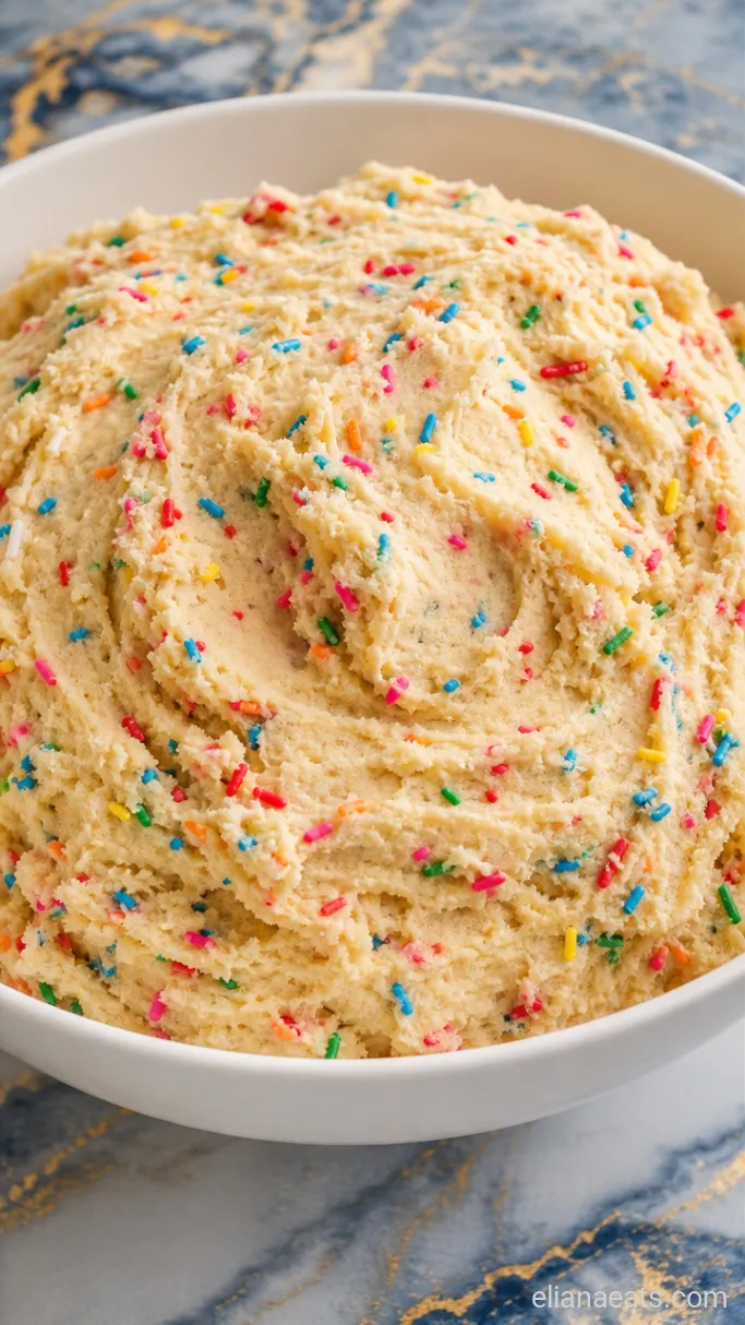 Step 2: Fold in the Dry Ingredients and Sprinkles