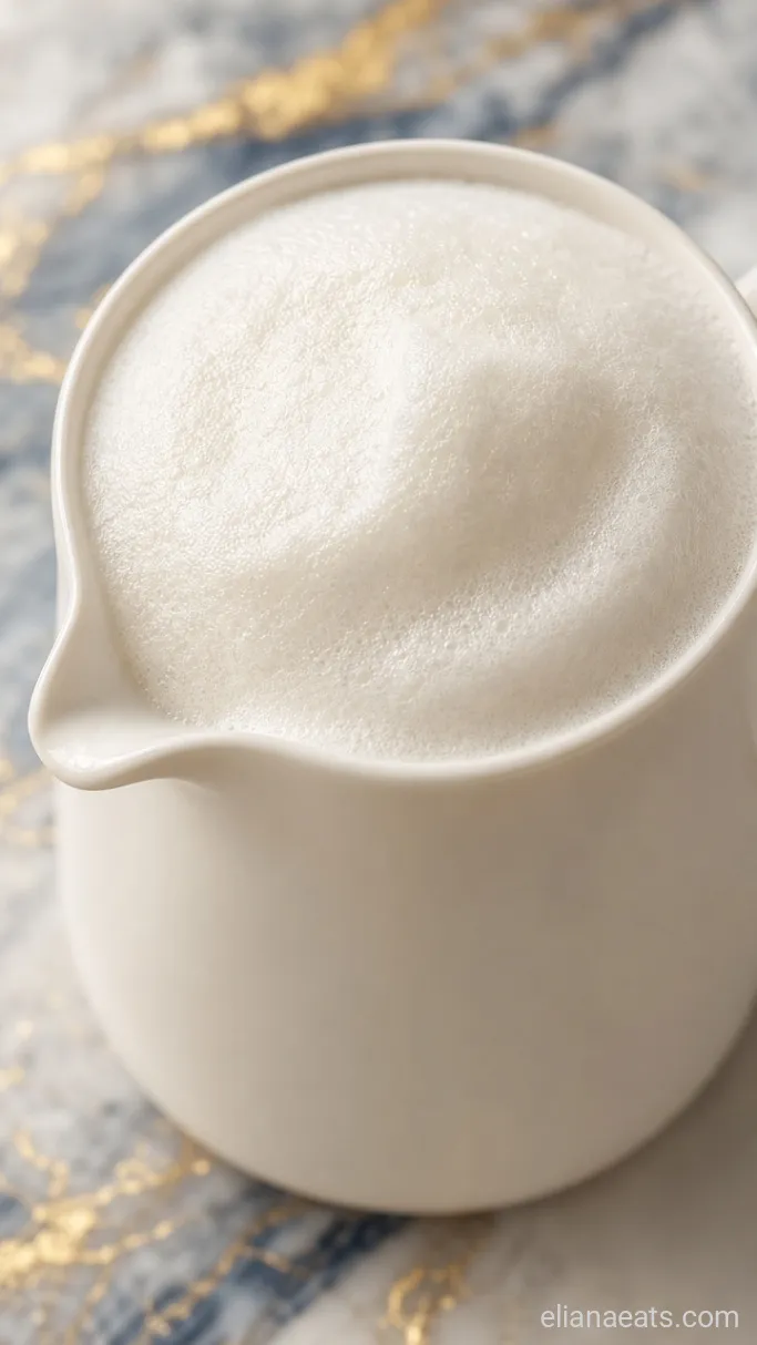 Step 2: Froth the Almondmilk