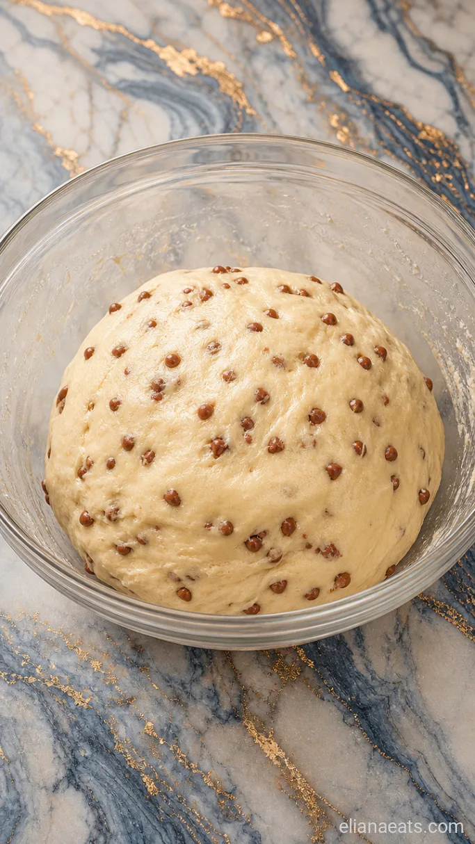 Step 2: Knead in the Cinnamon Chips