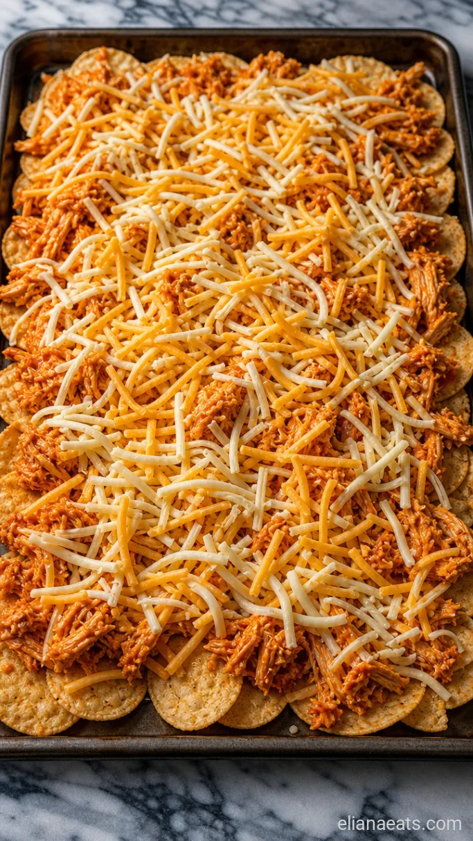 Step 2: Layer the Chips and Cheese