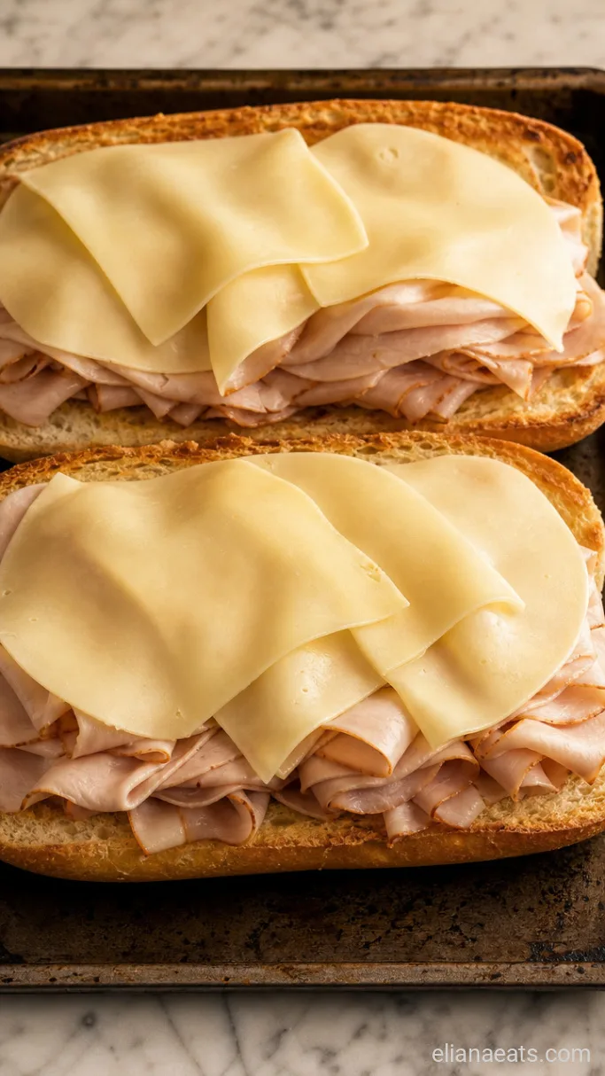 Step 2: Layer the Turkey and Cheese