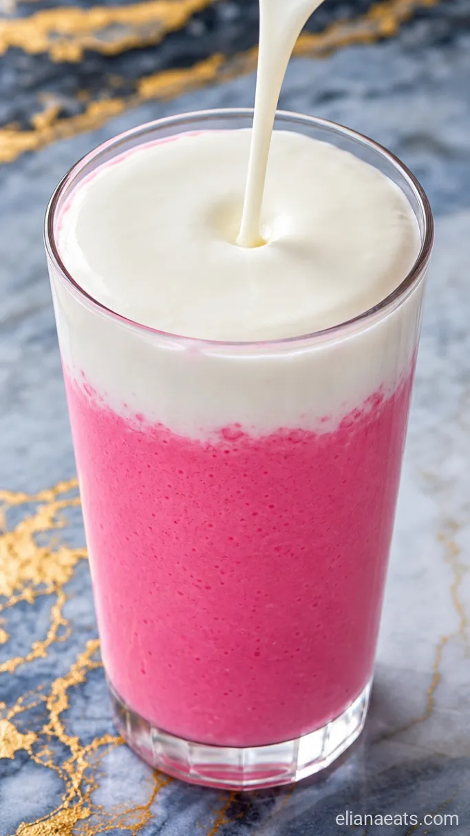 Step 2: Pour and Layer the Cream