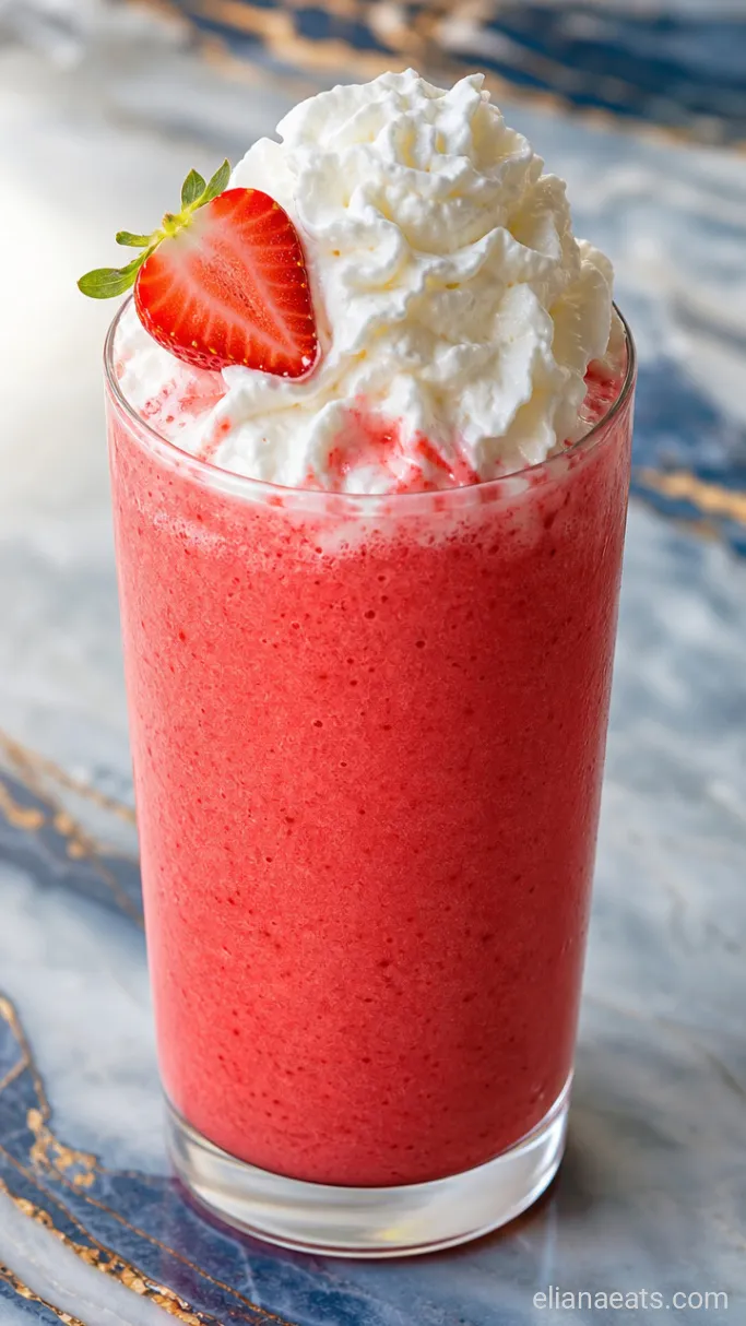 Step 2: Pour and Top the Frappuccino