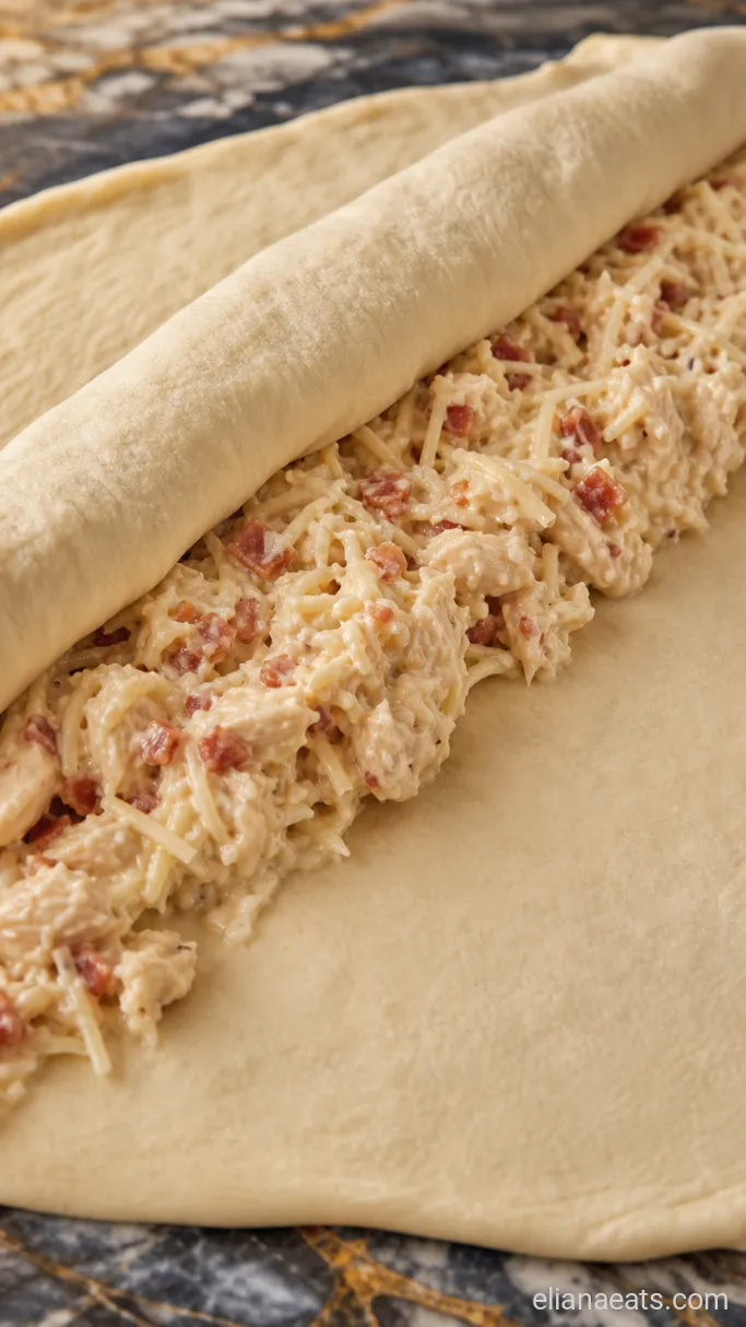 Step 2: Roll and Fill the Dough