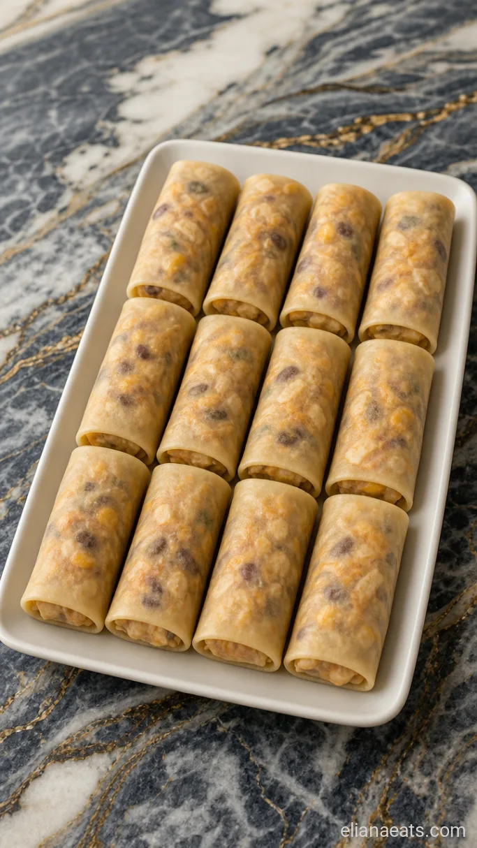 Step 2: Roll the Egg Rolls