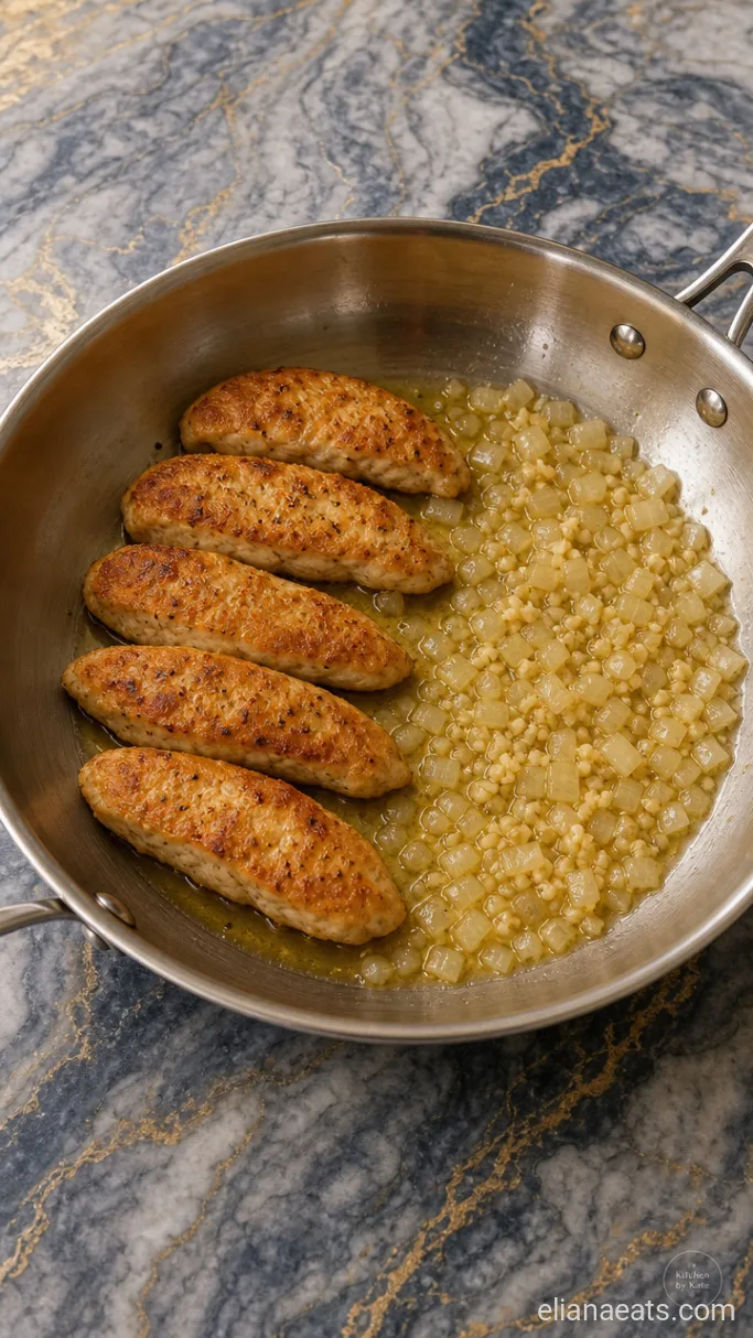 Step 2: Sauté the Garlic and Onion