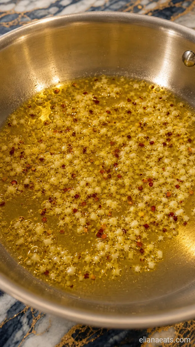 Step 2: Sauté the Garlic