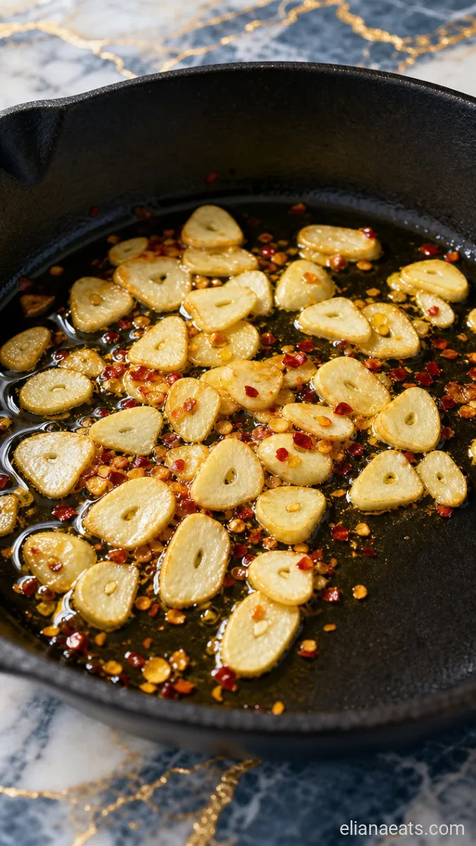 Step 2: Sear the Garlic in Oil