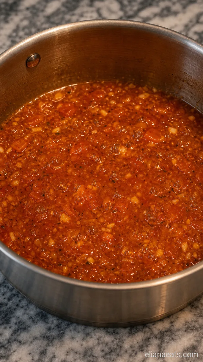 Step 2: Simmer the Sauce