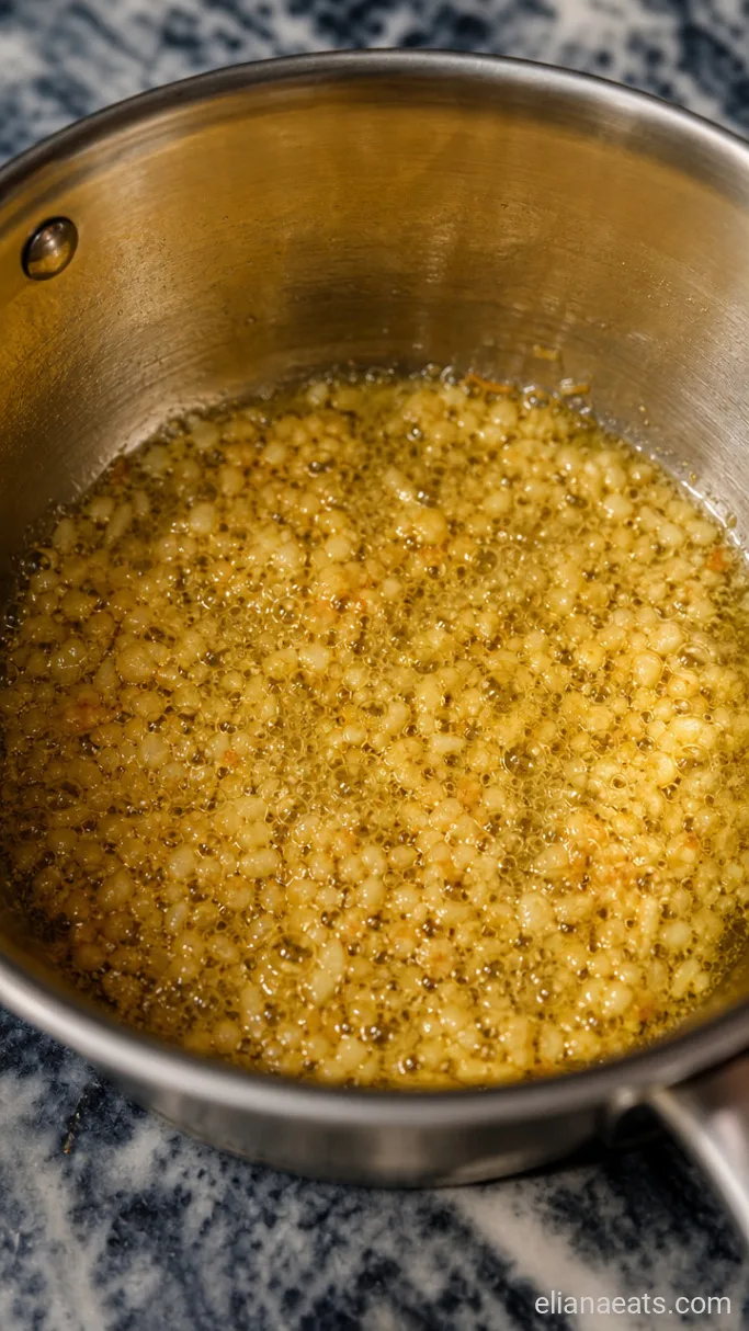 Step 2: Sizzle the Garlic