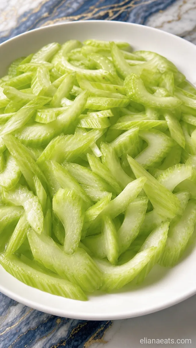 Step 2: Slice the Celery