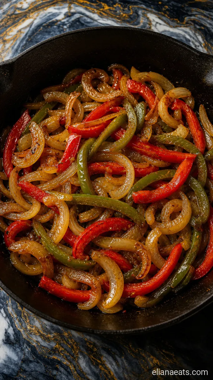 Step 2: Soften the Onions and Peppers