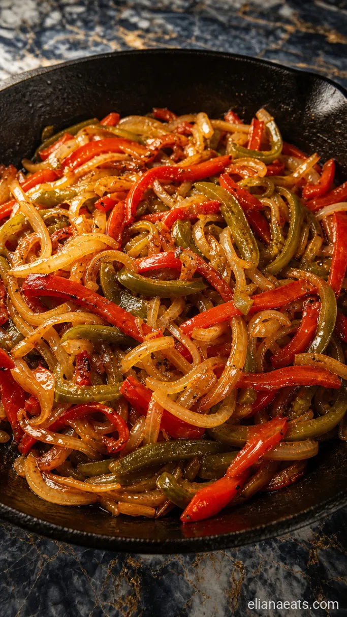 Step 2: Soften the Peppers and Onion