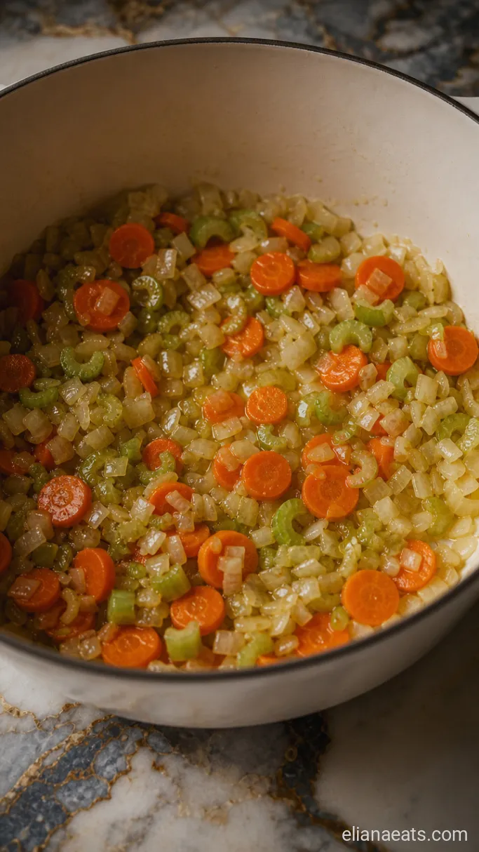 Step 2: Sweat the Vegetables