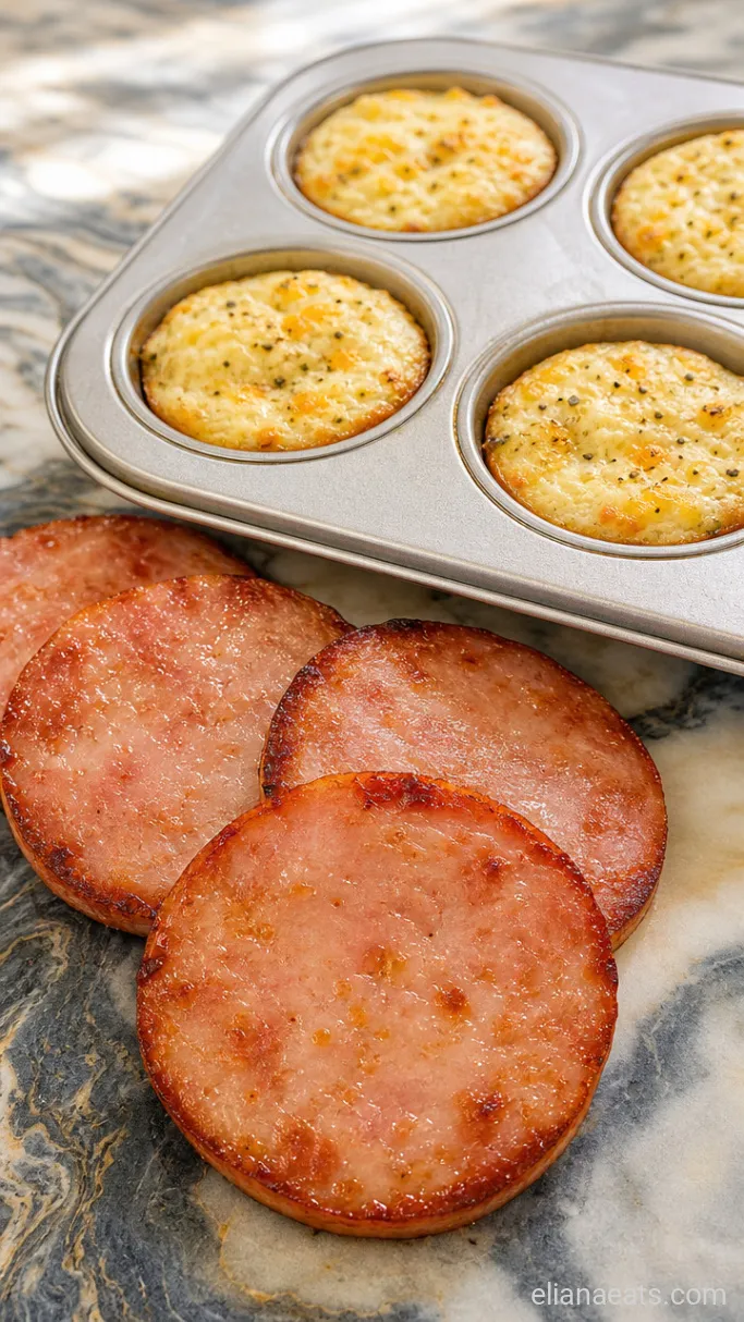 Step 2: Warm the Canadian Bacon