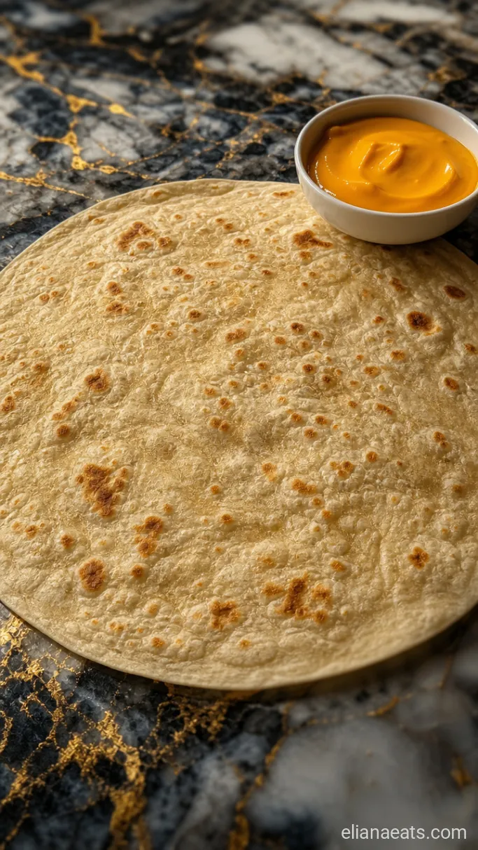 Step 2: Warm the Tortillas and Cheese Sauce