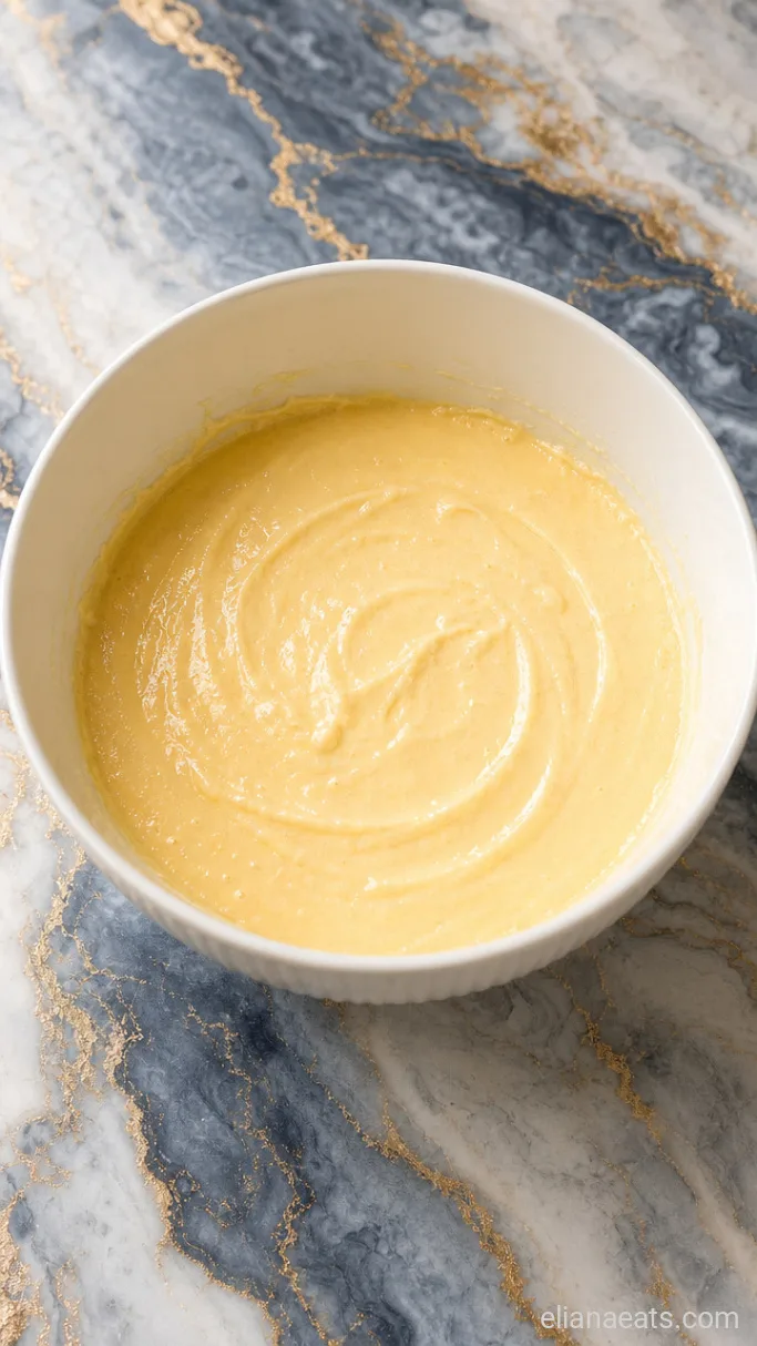 Step 2: Whisk in the Eggs and Vanilla