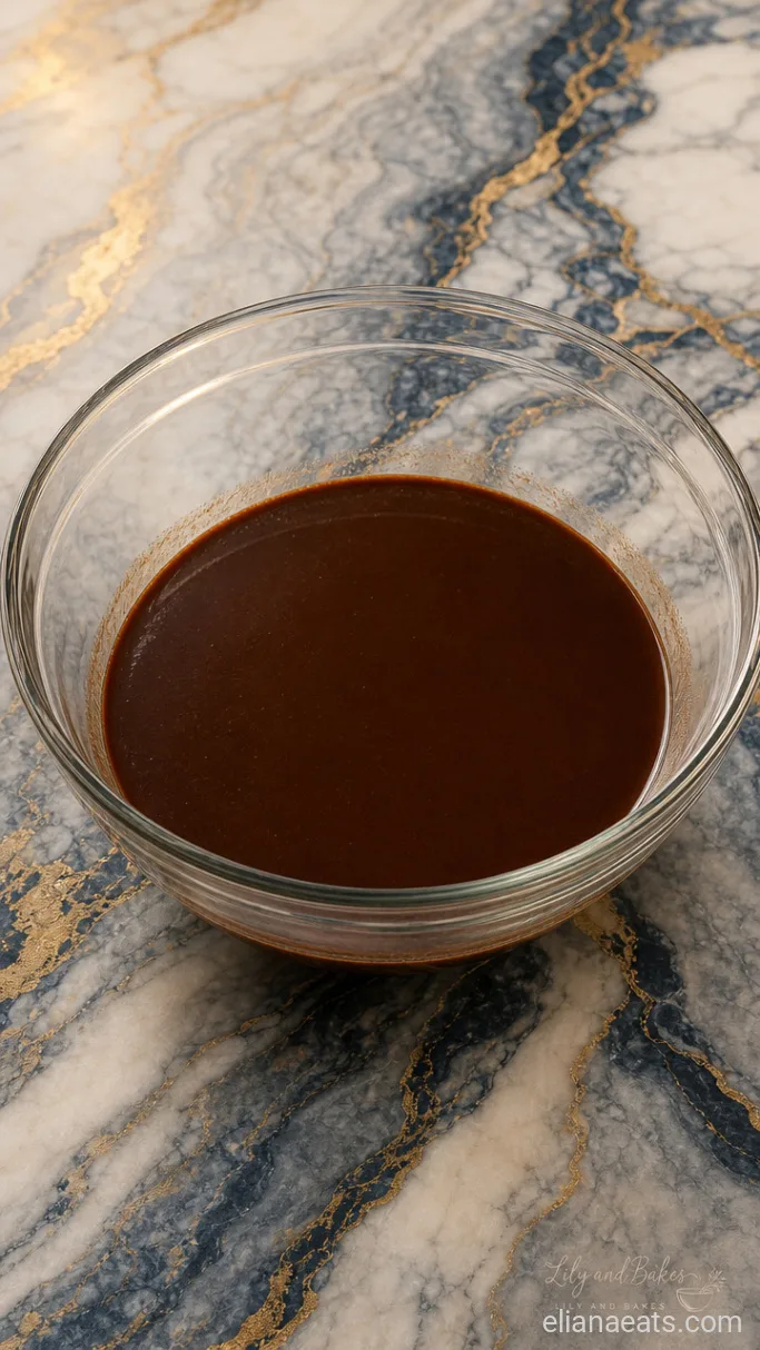Step 2: Whisk in the Molasses and Cocoa