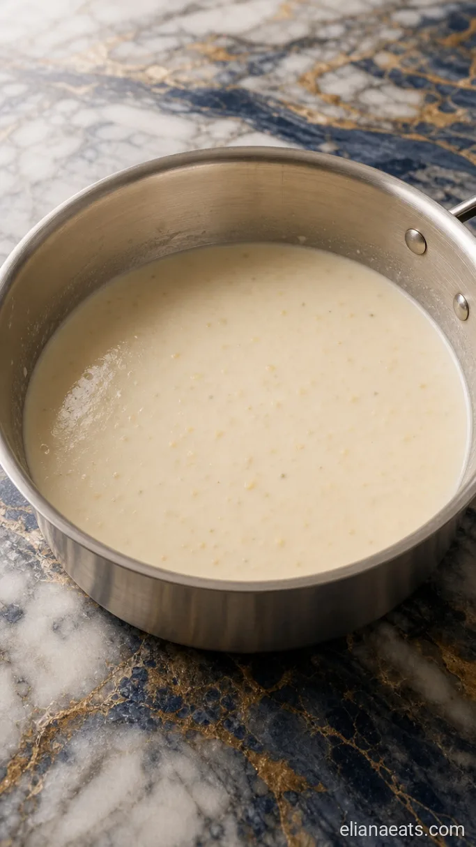 Step 2: Whisk the Cream Sauce