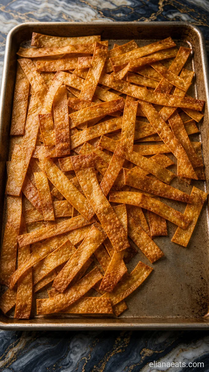 Step 3: Bake the Tortilla Strips