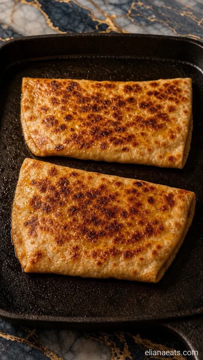 Step 3: Butter and Toast the Pockets