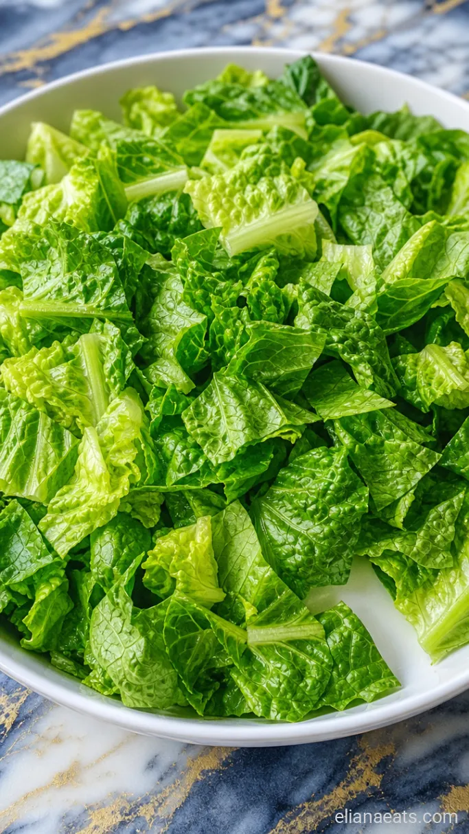 Step 3: Chop and Dry the Romaine