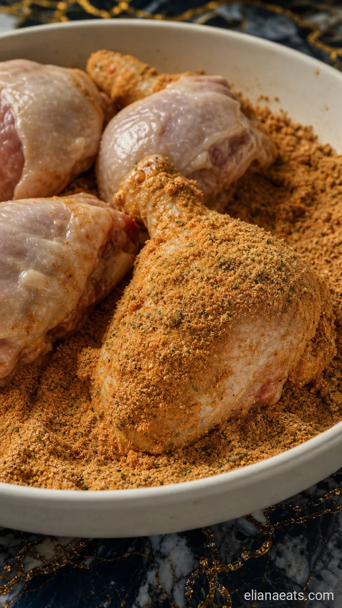 Step 3: Coat the Chicken Pieces