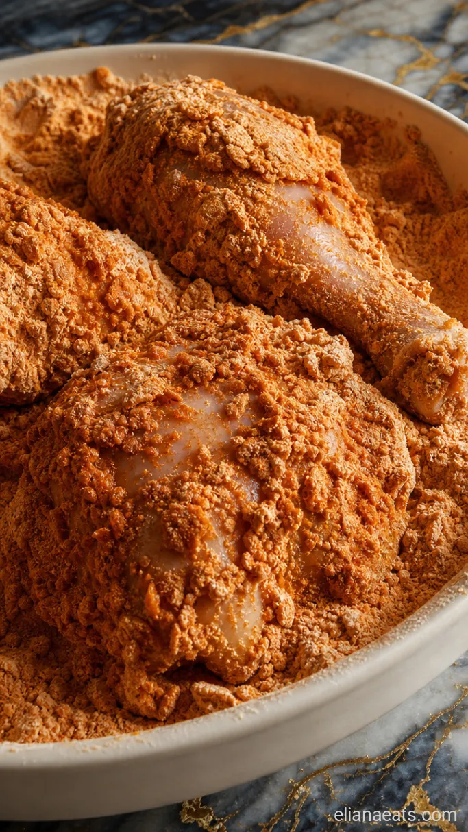 Step 3: Dredge the Chicken