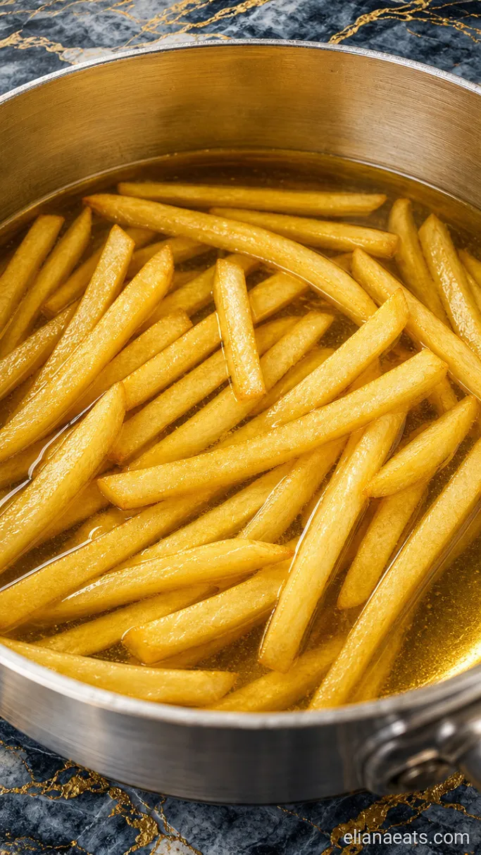 Step 3: First-Fry the Potatoes