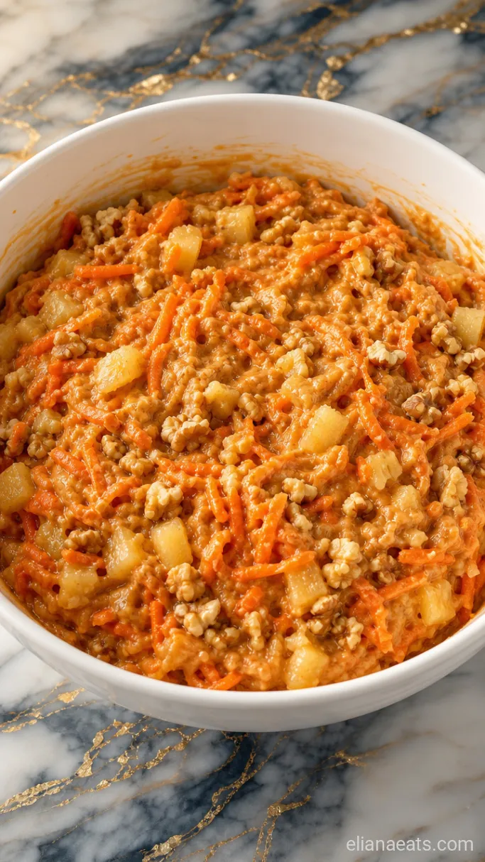 Step 3: Fold in the Carrots and Pineapple