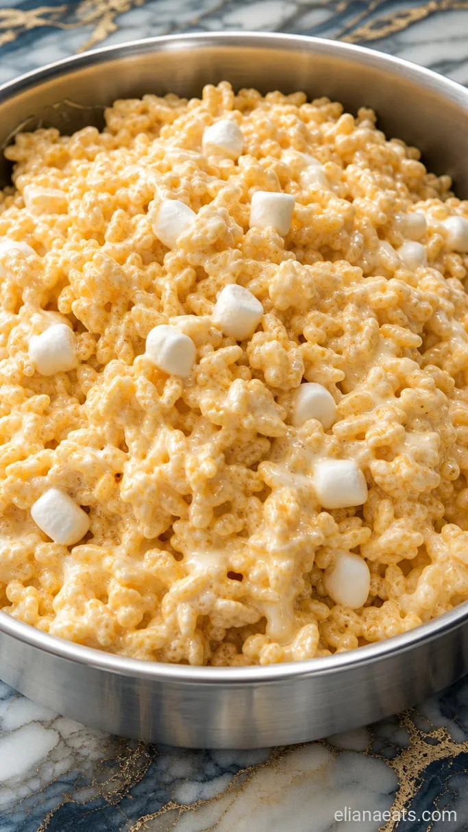 Step 3: Fold in the Cereal and Reserved Marshmallows