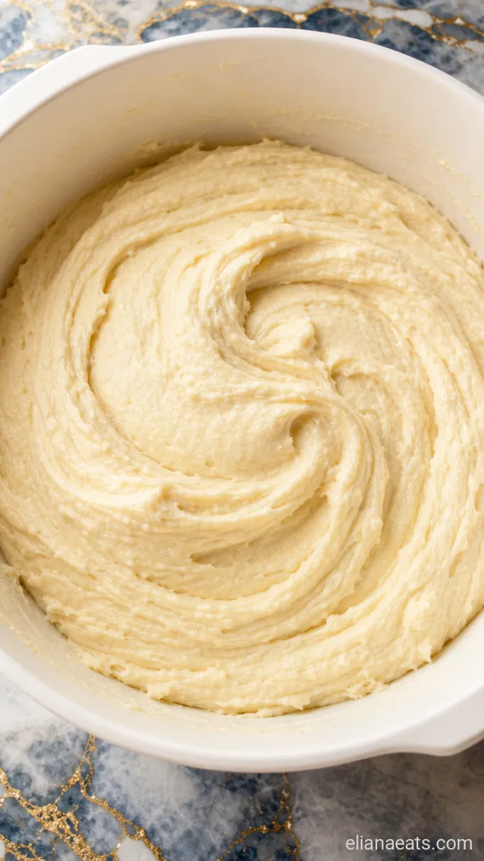 Step 3: Fold in the Flour and Sour Cream