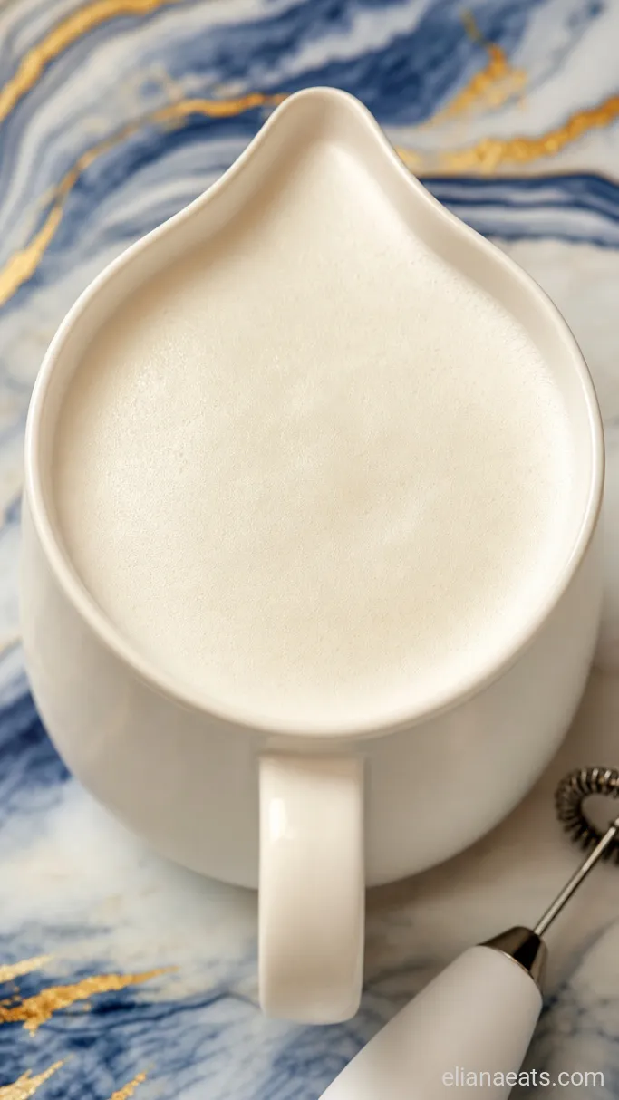 Step 3: Froth the Oat Milk