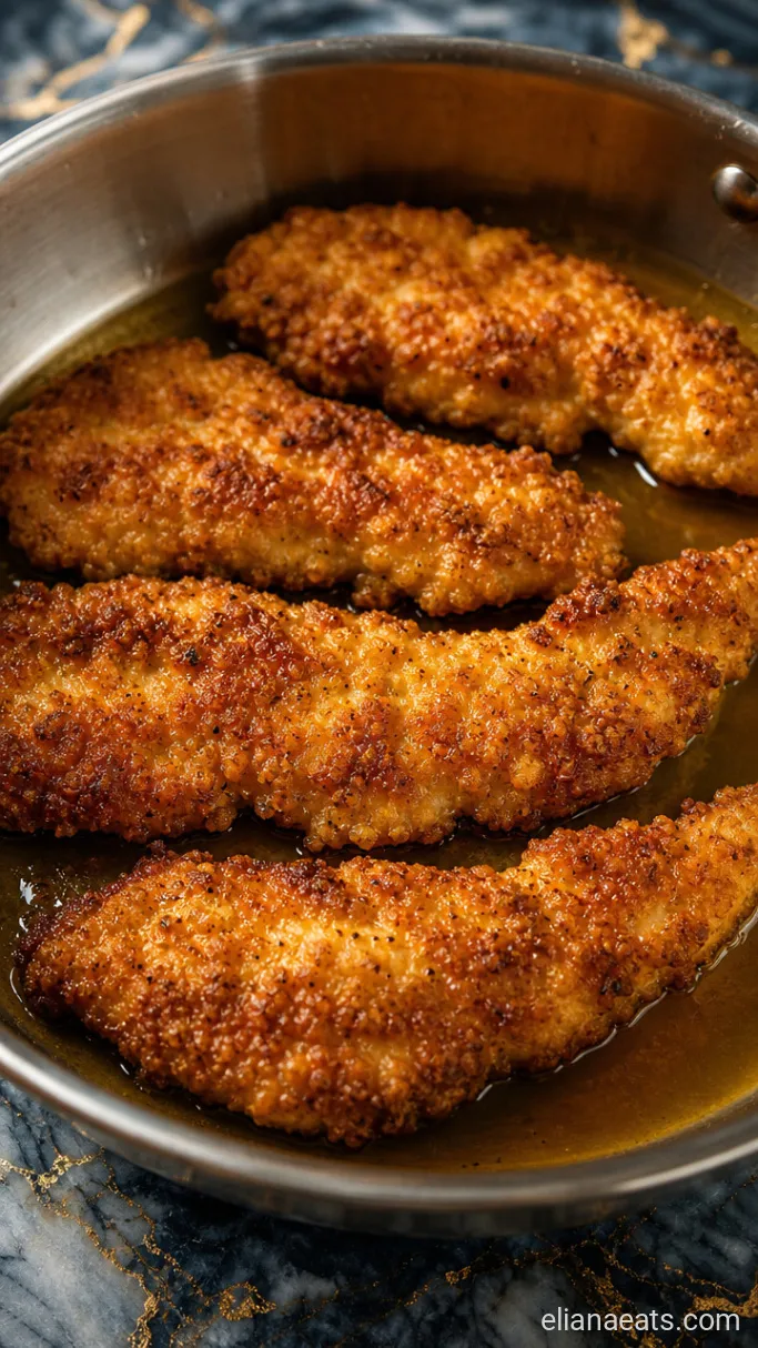 Step 3: Fry the Chicken Strips