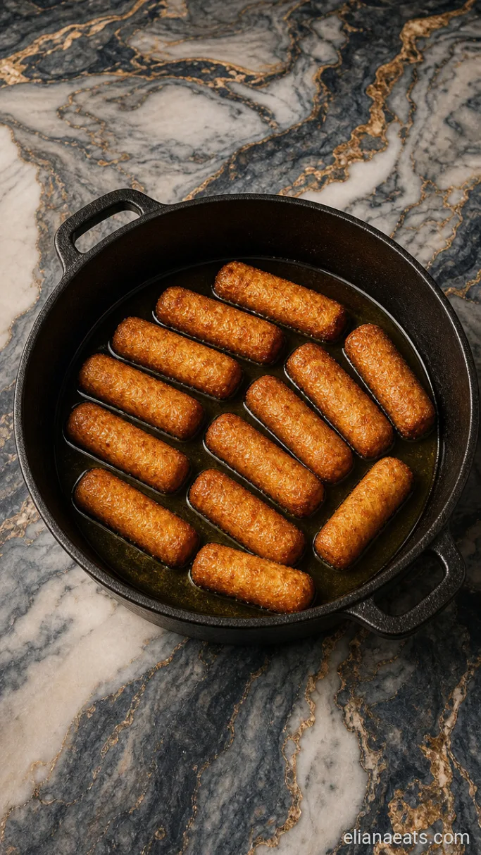 Step 3: Fry the Mozzarella Sticks