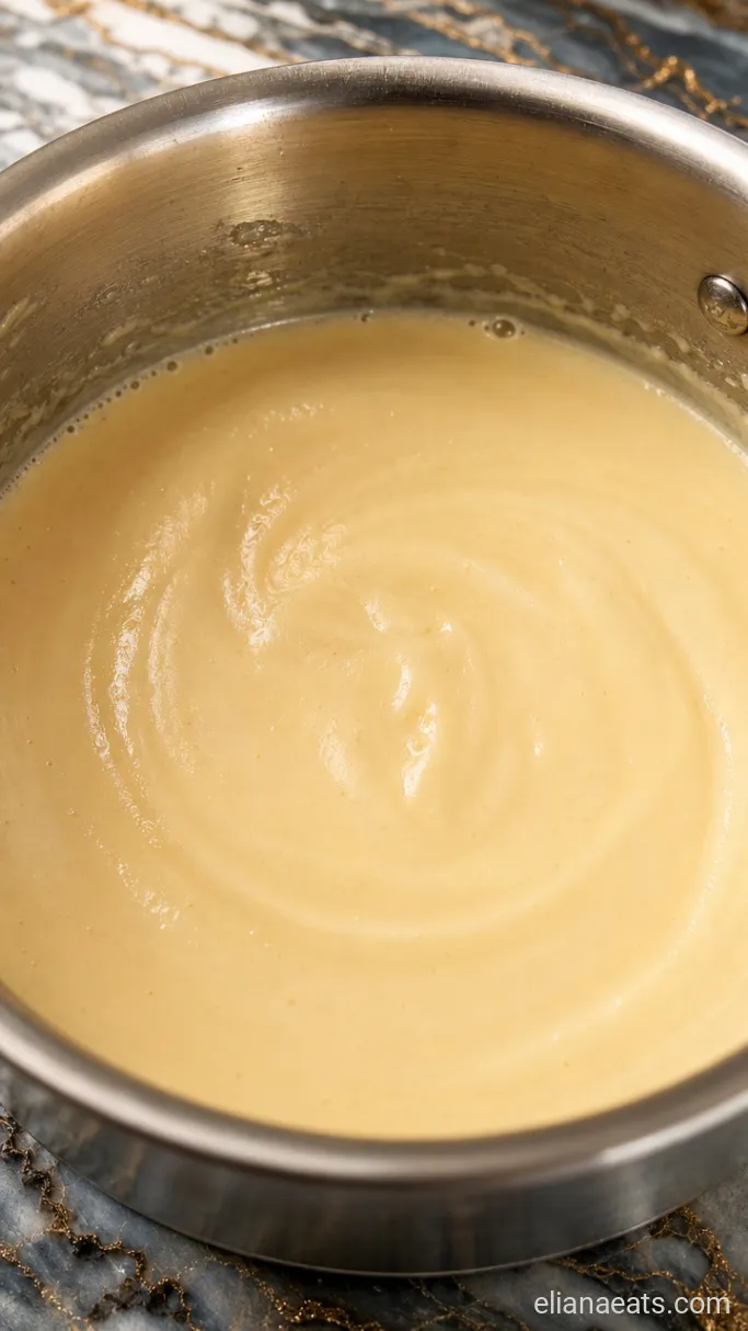 Step 3: Pour in the Wine and Cream