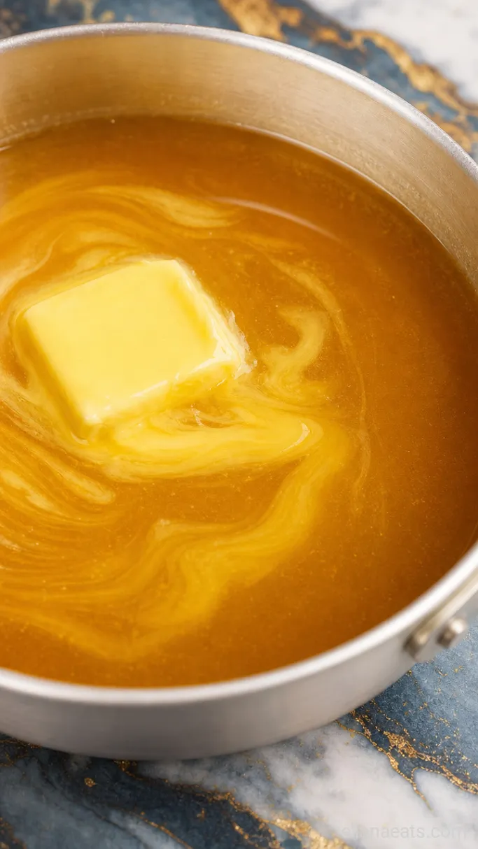 Step 3: Simmer the Brown Sugar Syrup