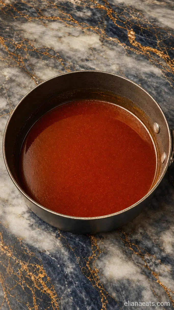 Step 3: Simmer the Hot Honey Glaze