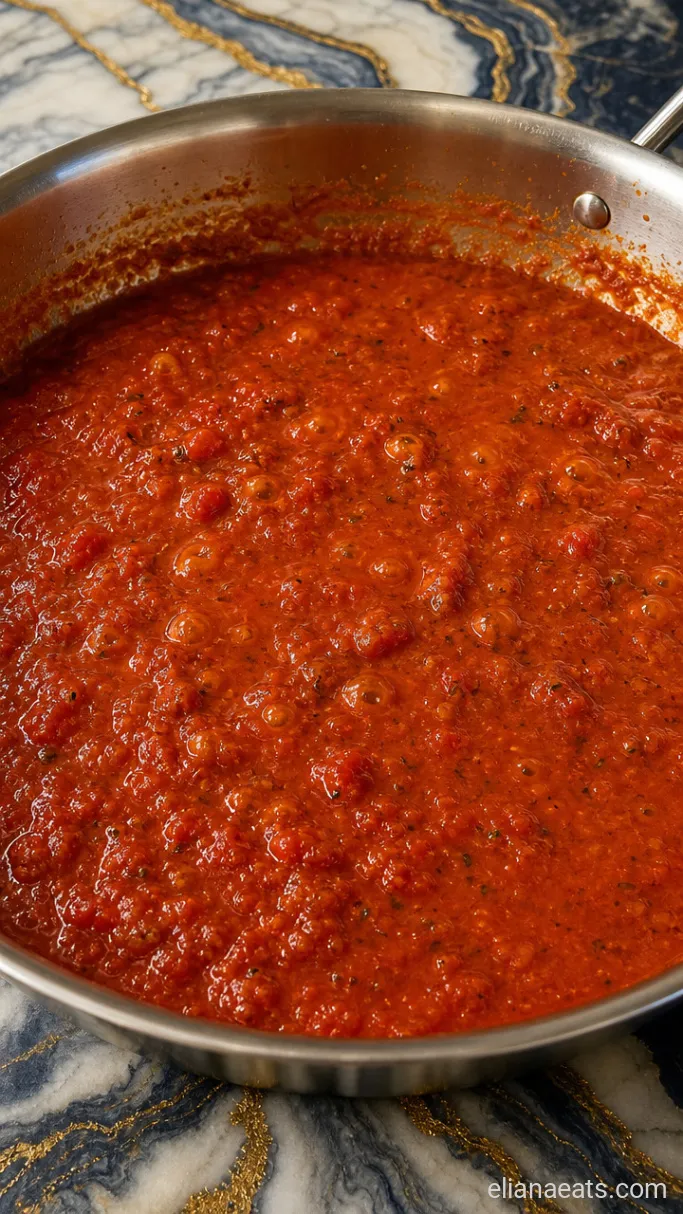 Step 3: Simmer the Tomato Base
