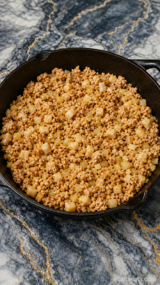Step 3: Stir in the Aromatics and Water Chestnuts