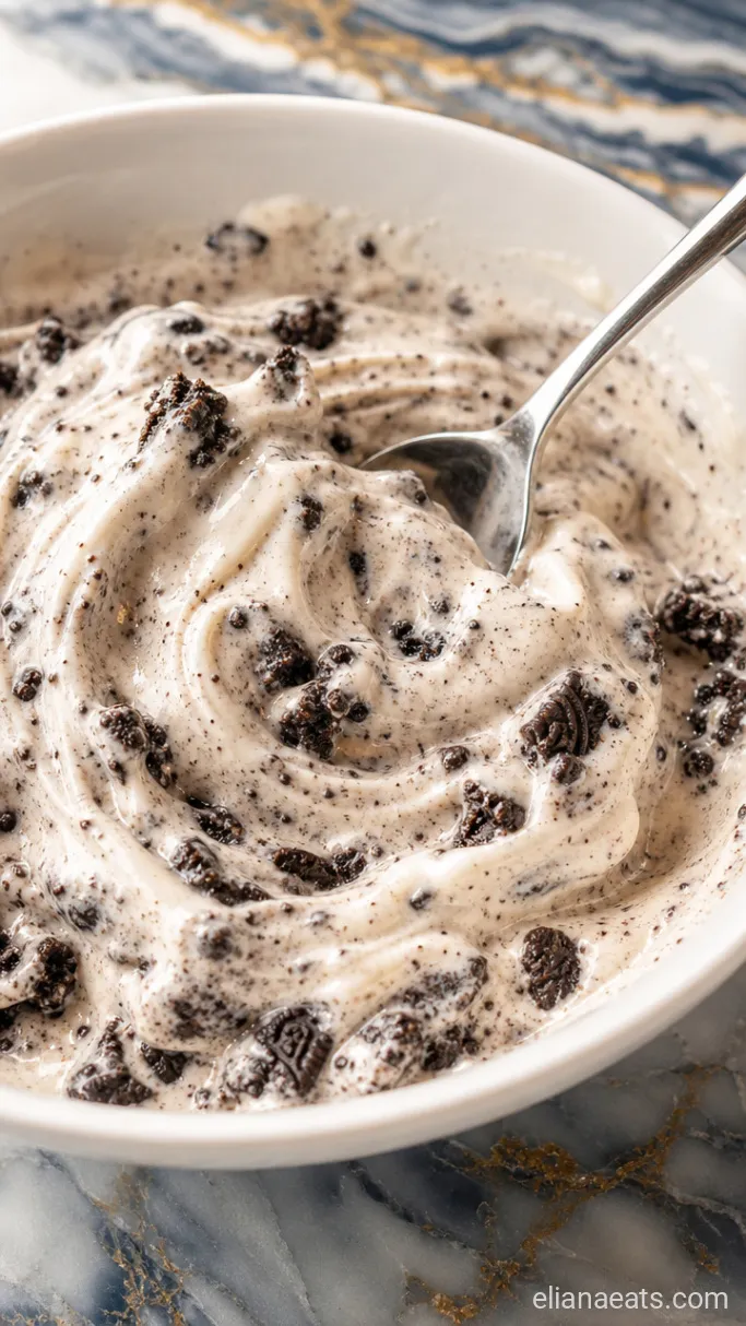 Step 3: Stir in the Milk and Oreos