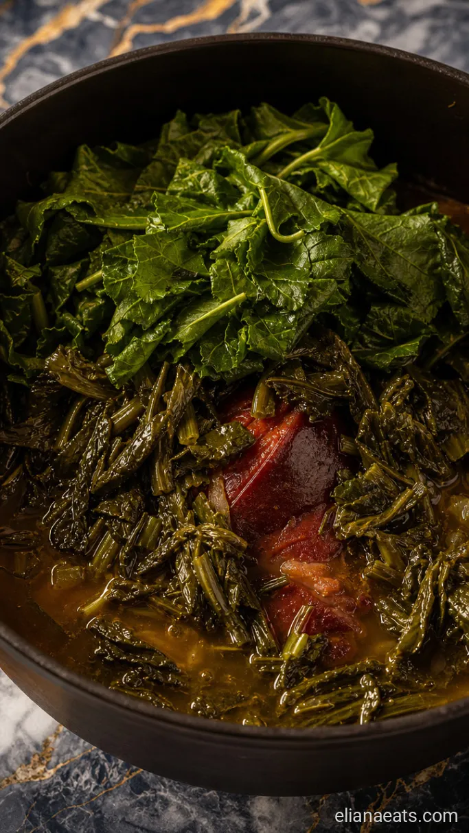 Step 3: Wilt the Turnip Greens