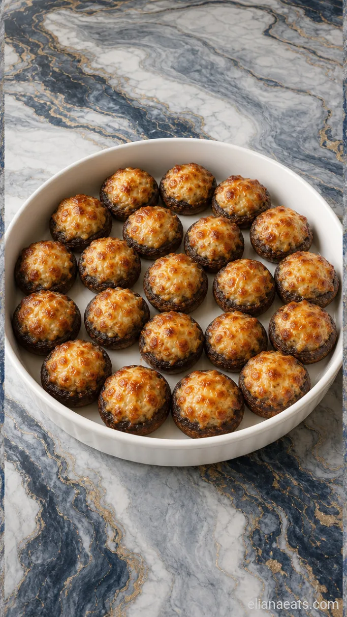 Step 4: Bake and Broil the Mushrooms