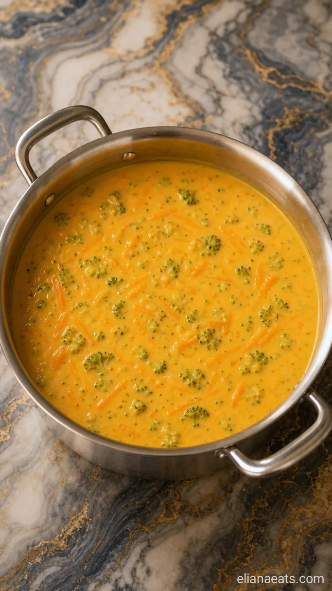 Step 4: Blend and Melt in the Cheese
