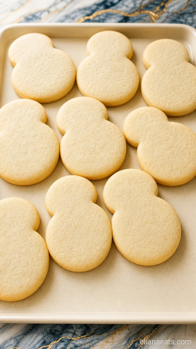 Step 4: Cut and Bake the Snowmen